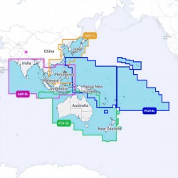 Carte Garmin Navionics Vision+ - Zone ASIE ET PACIFIQUE