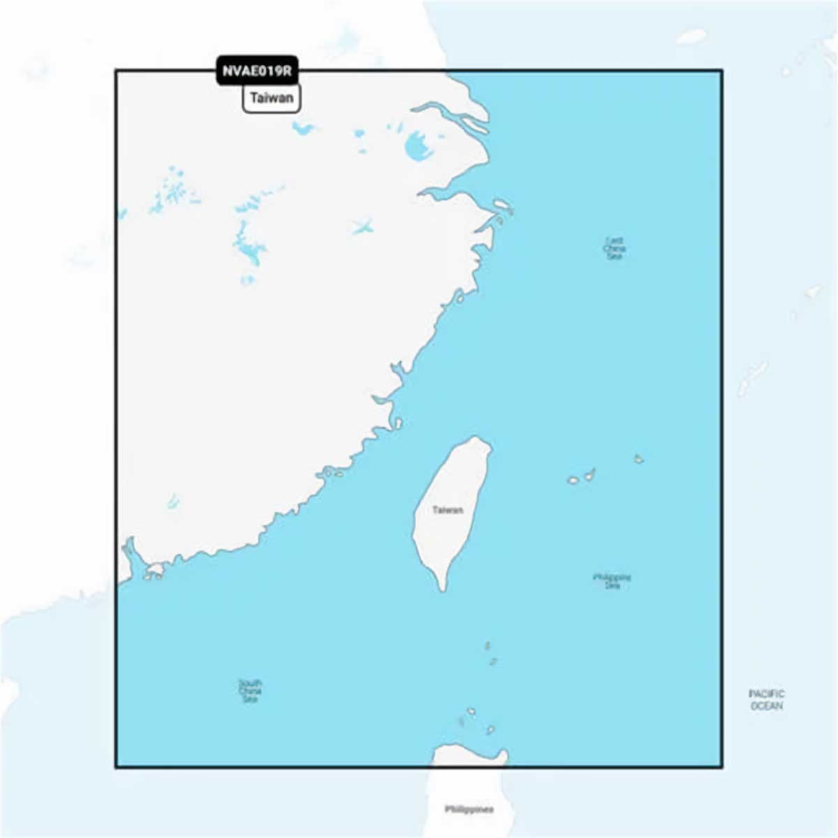 Carte Garmin Navionics Vision+ - Zone ASIE ET PACIFIQUE Taiwan NV-AE019R