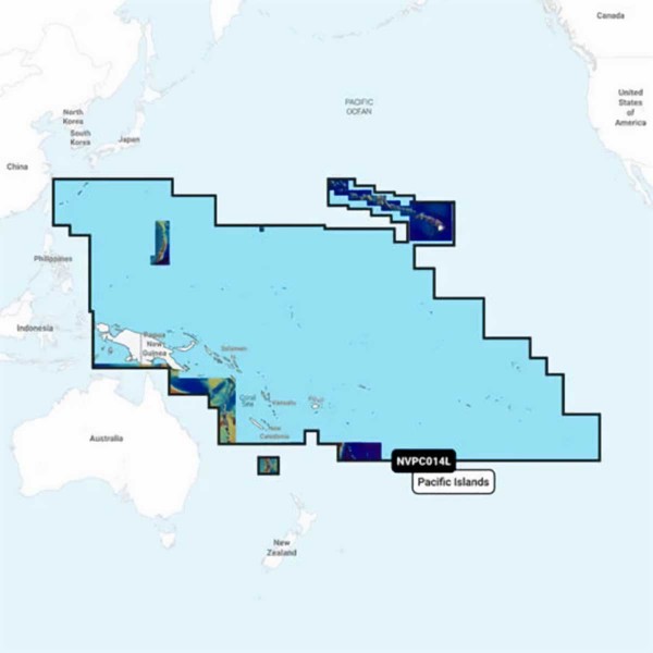 Carte Garmin Navionics Vision+ - Zone ASIE ET PACIFIQUE iles du pacifique NV-PC014L - N°12 - comptoirnautique.com