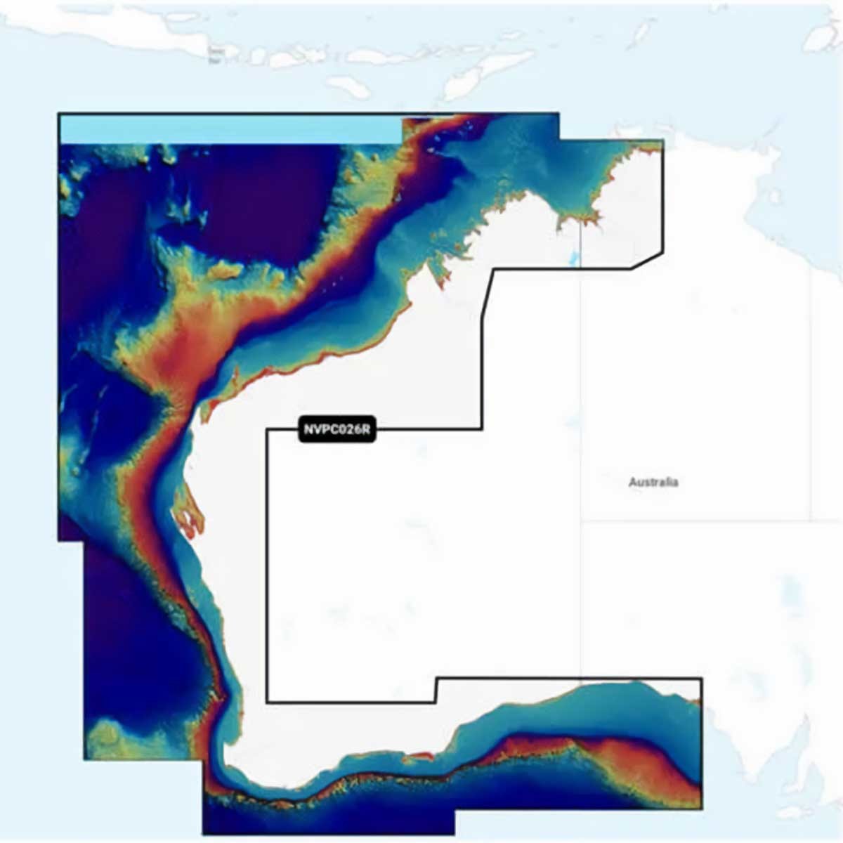 Carte Garmin Navionics Vision+ - Zone AUSTRALIE & NOUVELLE-ZÉLANDE PC026R - Australie, Ouest NV-PC026R