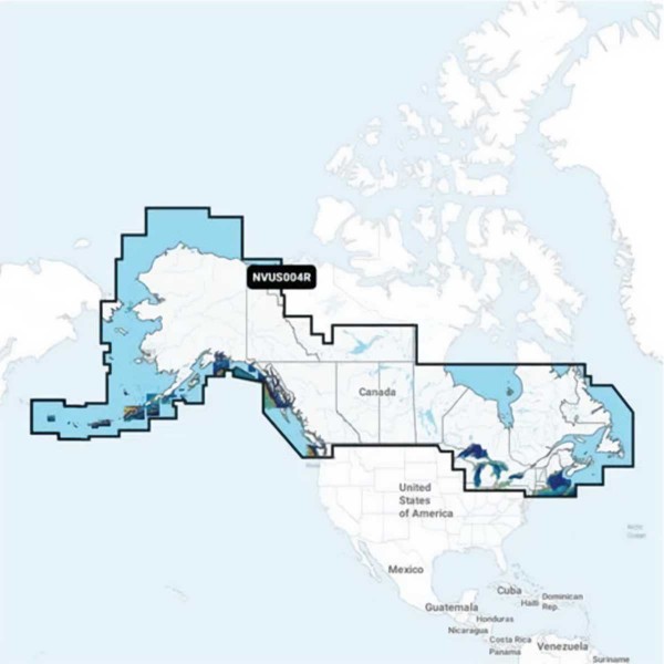 Garmin Navionics Vision+ - AMERICAS Scheda di zona - N°2 - comptoirnautique.com