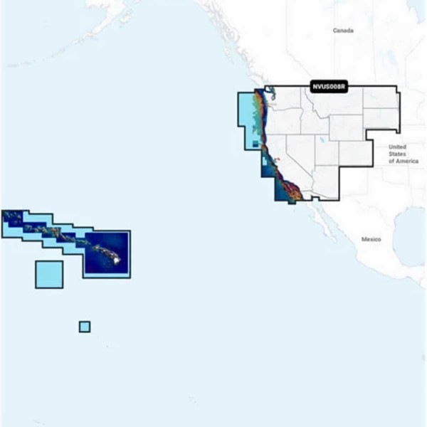Carte Garmin Navionics Vision+ - Zone AMÉRIQUES - N°6 - comptoirnautique.com