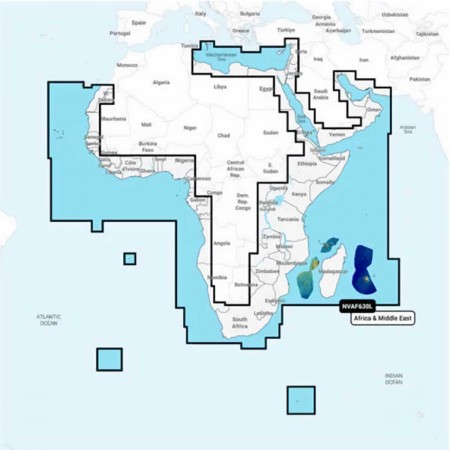 Carte Garmin Navionics Vision+ - Zone AFRIQUE & MOYEN-ORIENT