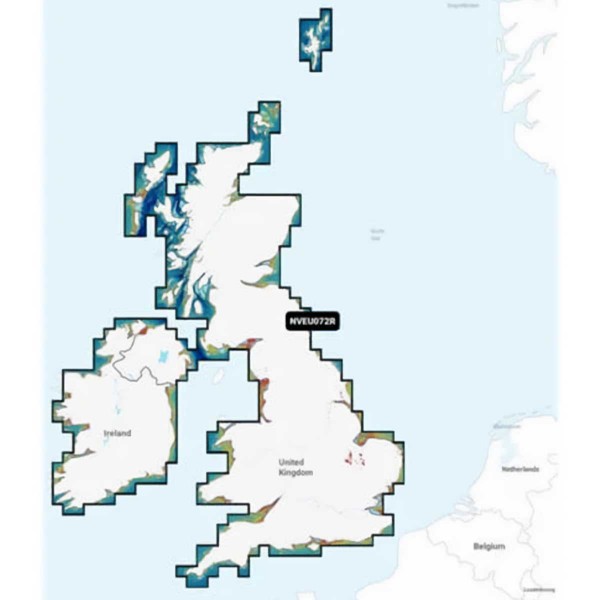 Carte Garmin Navionics Vision+ - Zone ROYAUME-UNI & IRLANDE - N°1 - comptoirnautique.com
