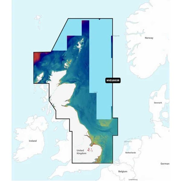 Carte Garmin Navionics Vision+ - Zone ROYAUME-UNI & IRLANDE EU003R - Grande-Bretagne, Côte Nord-Est / NV-EU003R - N°2 - comptoirnautique.com