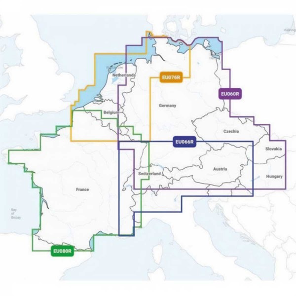 Carte Garmin Navionics+ - Zone EUROPE CENTRALE - N°1 - comptoirnautique.com