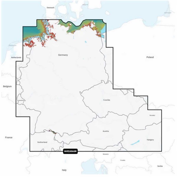 Carte Garmin Navionics Vision+ - Zone EUROPE CENTRALE EU060R - Allemagne, Lacs & Rivières / NV-EU060R - N°4 - comptoirnautique.com