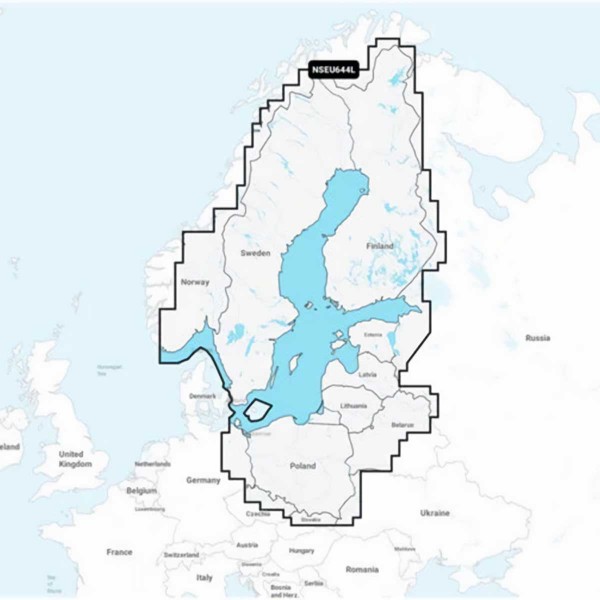 Carte Garmin Navionics+ - LARGE Zone EUROPE EU644L - Mer Baltique / NS-EU644L - N°5 - comptoirnautique.com