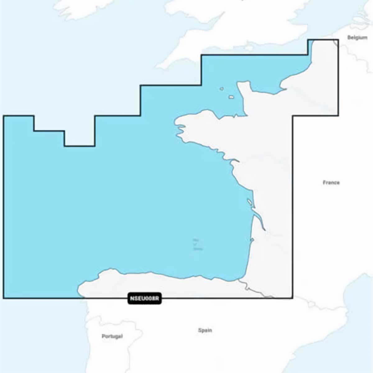 Carte Garmin Navionics+ - Zone EUROPE DE L'OUEST EU008R - Golfe de Gascogne / NS-EU008R