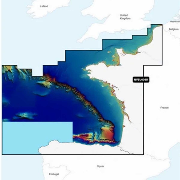 Carte Garmin Navionics Vision+ - Zone EUROPE DE L'OUEST EU008R - Golfe de Gascogne / NV-EU008R - N°4 - comptoirnautique.com