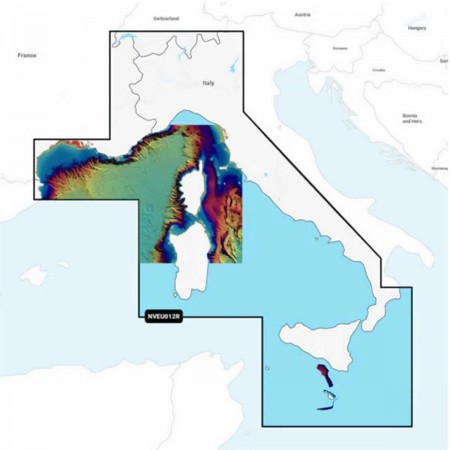 Carte Garmin Navionics Vision+ - Zone EUROPE DU SUD