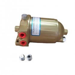 Filtre séparateur gasoil bol métal 57 l/h Parker Racor profil