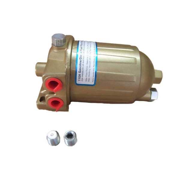 Filtre séparateur gasoil bol métal 57 l/h Parker Racor profil - N°2 - comptoirnautique.com