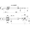 Cilindro idraulico in alluminio VHM 32 DTP - N°2 - comptoirnautique.com
