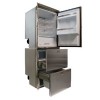 Refrigerator 160L / Freezer 95L + 65L Cruise Combi Line Inox 320L - N°2 - comptoirnautique.com 