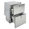 Stainless steel double-drawer refrigerator 95L + 65L - N°2 - comptoirnautique.com 
