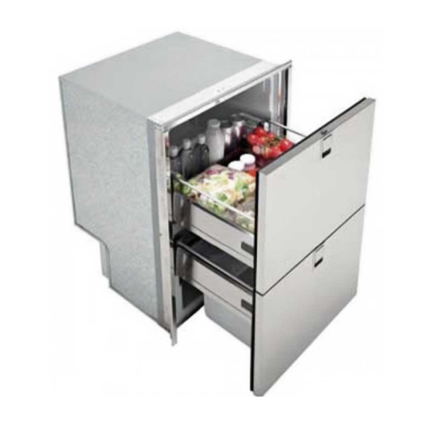 Stainless steel double-drawer refrigerator 95L + 65L - N°3 - comptoirnautique.com 