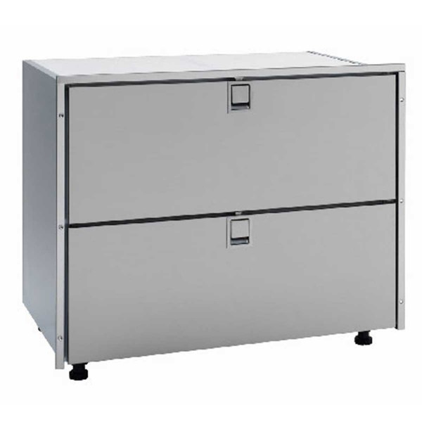Frigorifero a due cassetti in acciaio inox da 190 litri - N°1 - comptoirnautique.com