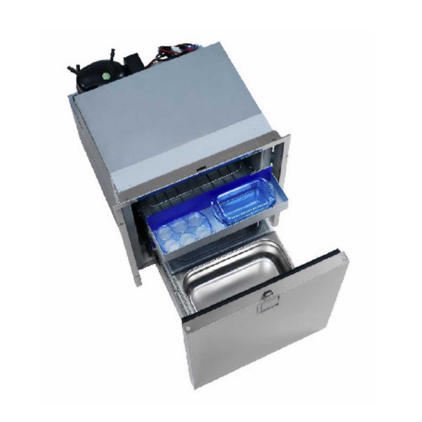 Frigorifero/congelatore a cassetti in acciaio inox da 65L - N°2 - comptoirnautique.com
