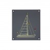 Navigation light module for 1-mast sailboats