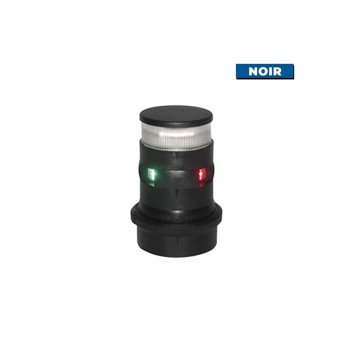 Feu Tricolore + mouillage à LED Série 34 Aqua Signal noir