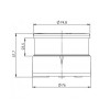 Feu tout horizon à LED Série 34 Aqua Signal dimension - N°1 - comptoirnautique.com