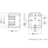 Feu Bicolore Série 41 Aqua Signal dimensions - N°1 - comptoirnautique.com