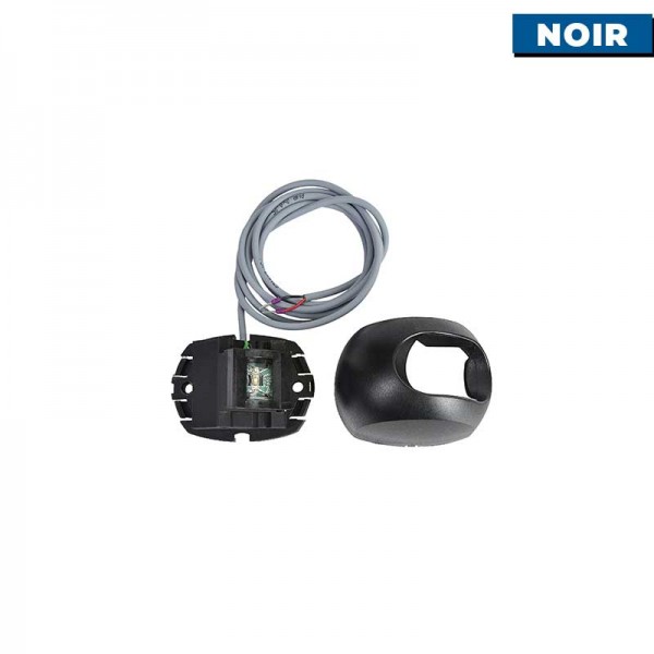 Feu tribord à LED Série 34 Aqua Signal noir démonté - N°8 - comptoirnautique.com