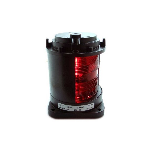 Feu bâbord Série 55 Aqua Signal côté - N°1 - comptoirnautique.com