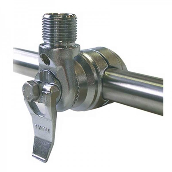 Base di montaggio in acciaio inox per balcone (046) - N°1 - comptoirnautique.com
