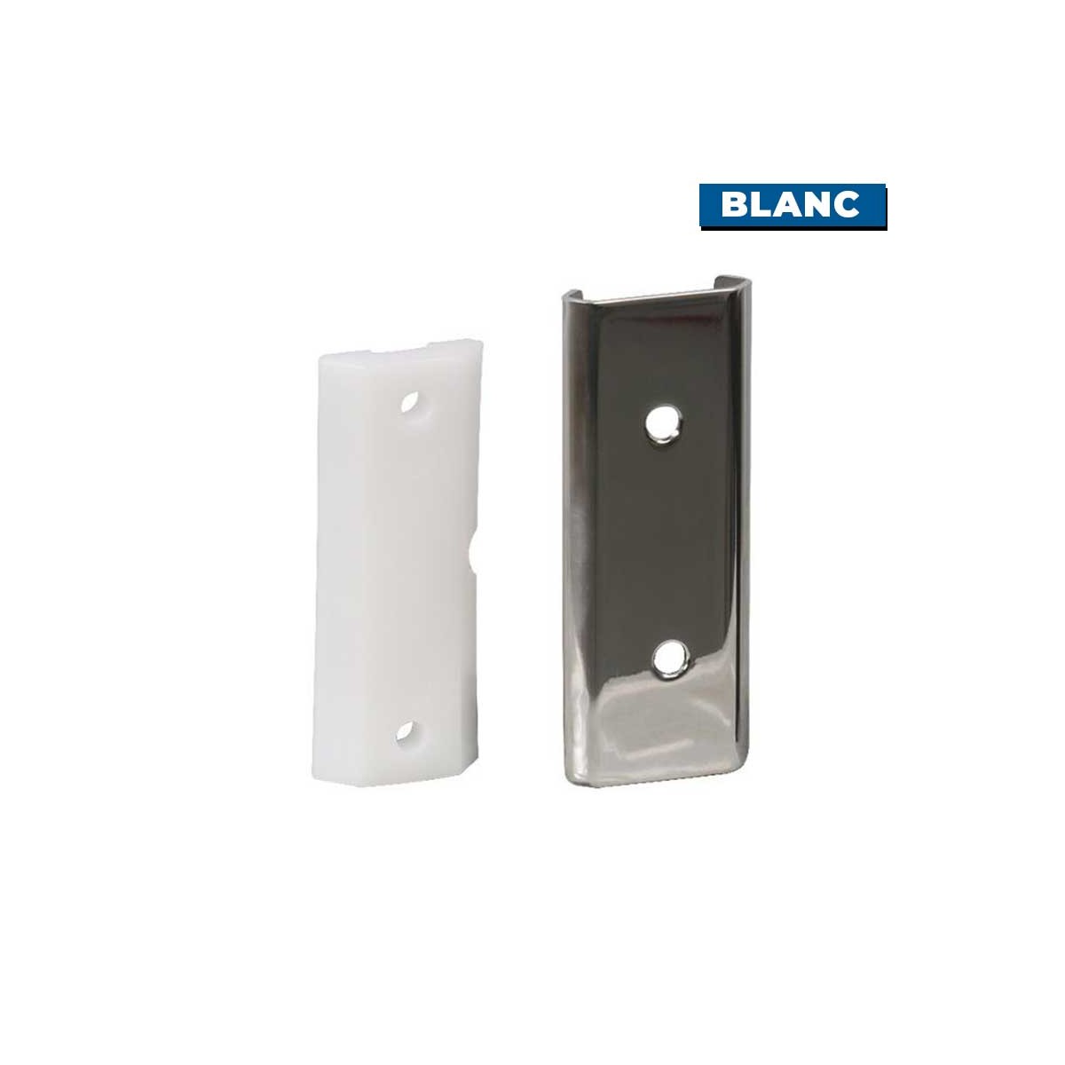 Kit glissière pour montage amovible de porte canne Seanox blanc