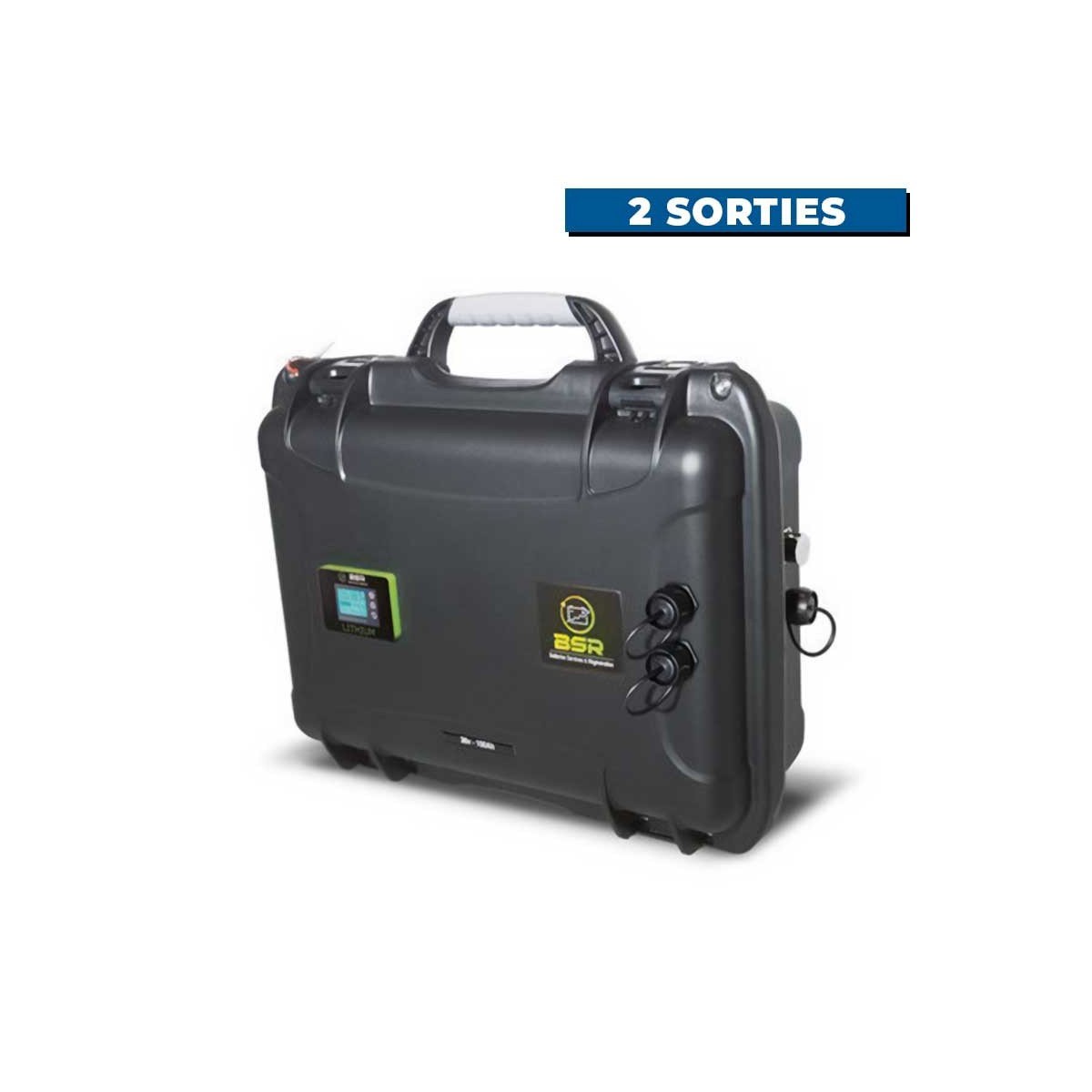 Valise lithium BSR LifePo4 Gen2 36V-100A 2 sorties