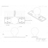 Support Horizontal pour GARMIN et LOWRANCE 9 à 12" - N°4 - comptoirnautique.com