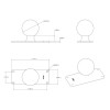Dimension - Platine RAM - Boule D pour HELIX (8,9,10) et SOLIX 10 - N°2 - comptoirnautique.com