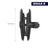 Bras Standard RAM double articulation - N°4 - comptoirnautique.com