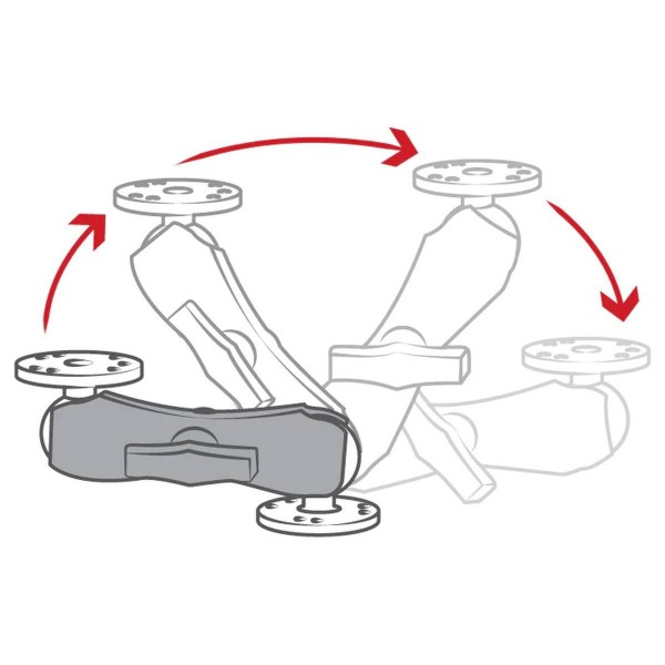 Bras long RAM double articulation - Ram Mounts - N°6 - comptoirnautique.com