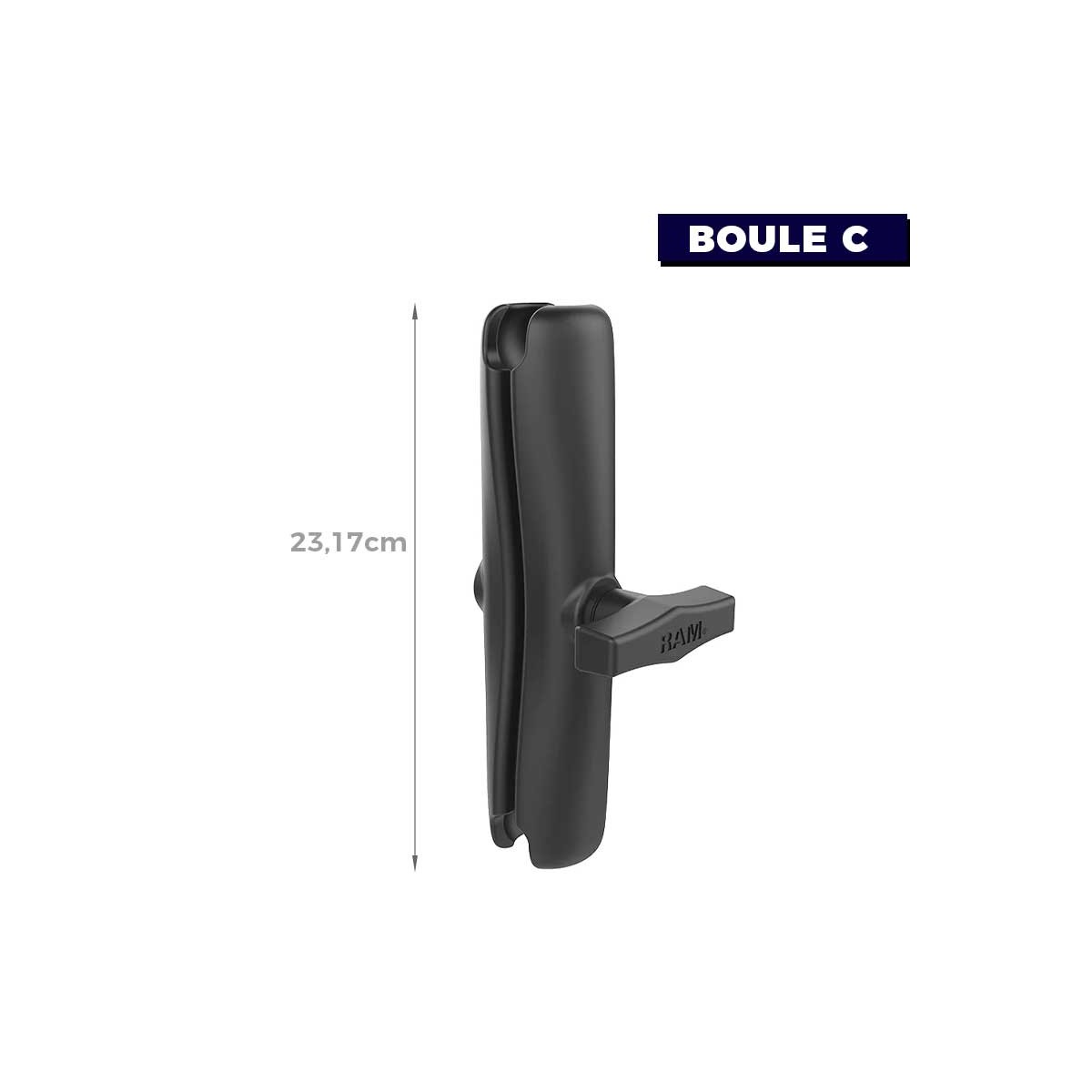Bras long RAM double articulation Boule C - Ram Mounts