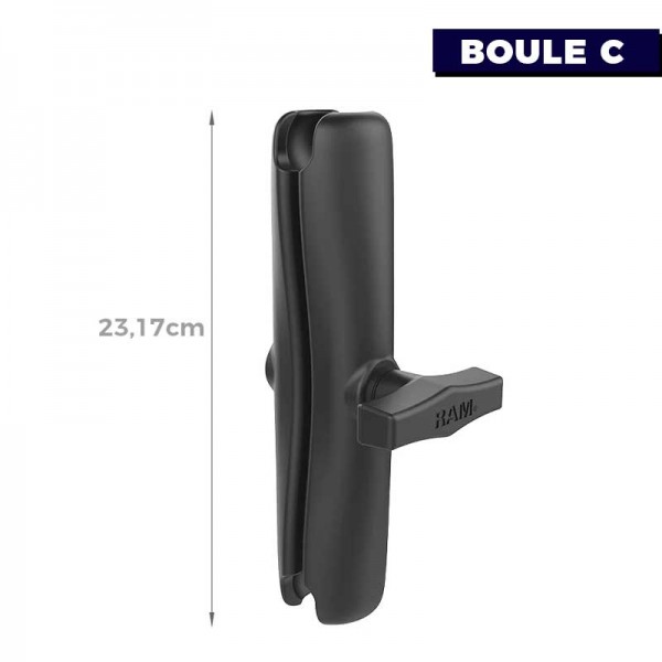 Bras long RAM double articulation Boule C - Ram Mounts - N°3 - comptoirnautique.com