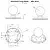 RAM round screw-on base - N°7 - comptoirnautique.com 