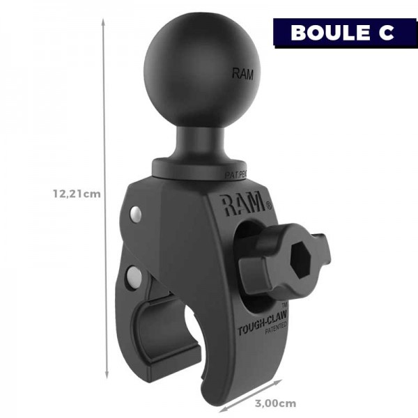 Base RAM Morsetto di supporto per tubo - N°5 - comptoirnautique.com