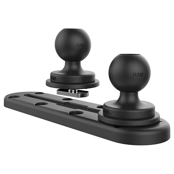 Base RAM ronde avec une fixation T en acier inoxydable - N°2 - comptoirnautique.com