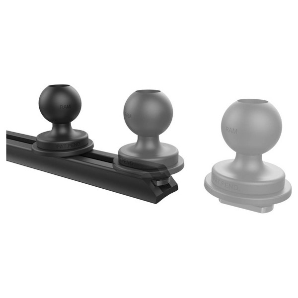 Base RAM ronde avec une fixation T en acier inoxydable - N°4 - comptoirnautique.com