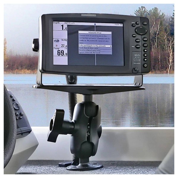 Support horizontal pour ECHOMAP Ultra et GPSmap XSV 8 à 12" - Boule D - N°7 - comptoirnautique.com