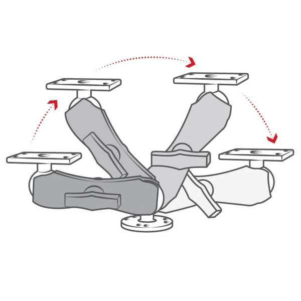 Platine RAM - Boule C pour HELIX 7" - N°3 - comptoirnautique.com