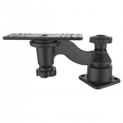 Support horizontal bras pivotant pour Echomap, GPS Map, Striker, HDS Live/Pro, de 5" à 16"