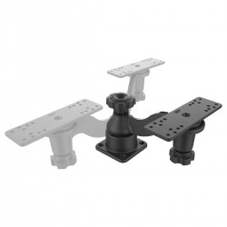 Support horizontal bras pivotant pour Echomap, GPS Map, Striker, HDS Live/Pro, de 5" à 16"