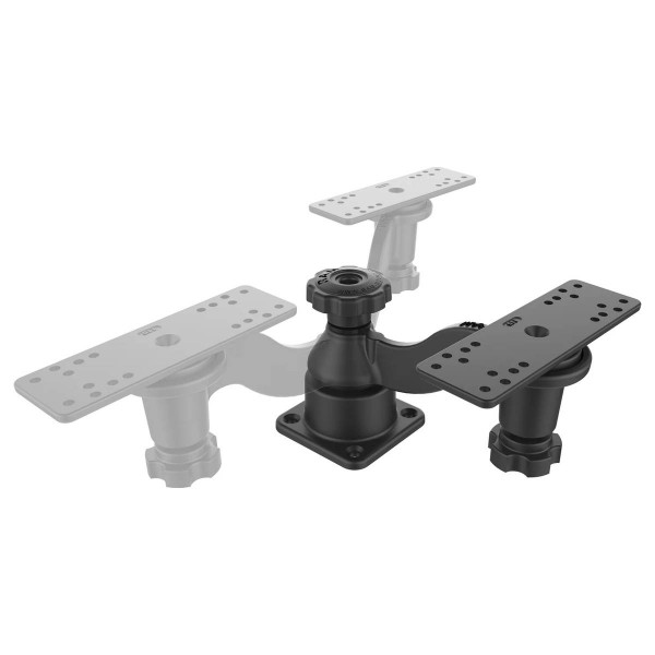 Support horizontal bras pivotant pour Echomap, GPS Map, Striker, HDS Live/Pro, de 5" à 16" - N°2 - comptoirnautique.com