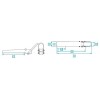 Davier d'étrave pour DELTA et DTX jusqu'à 16 kg - N°1 - comptoirnautique.com