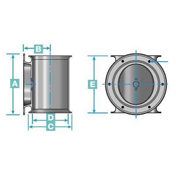 GRP tunnel for stern thruster 185TT - N°2 - comptoirnautique.com