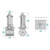 Propulsor retráctil hidráulico vertical 300VRTTH 22,5 kW - aluminio - N°2 - comptoirnautique.com